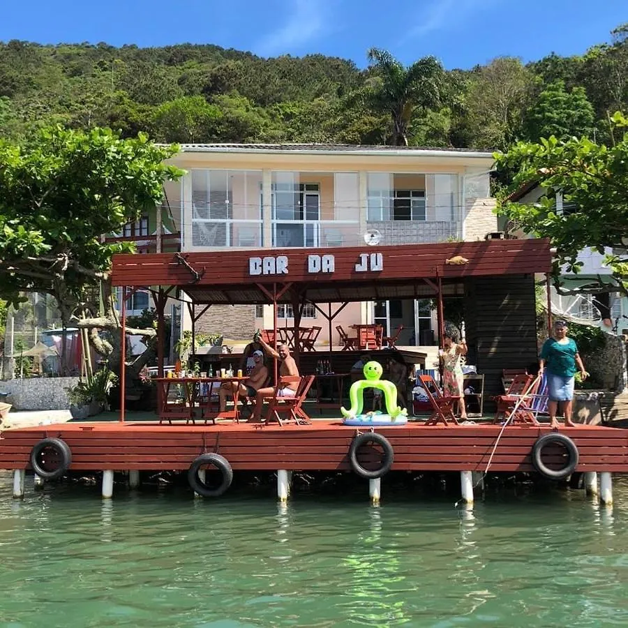 Pousada Da Ju Vista Para O Canal - Canal Da Barra Da Lagoa Florianopolis